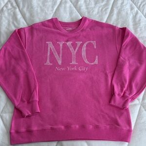 Hollister Pink Crewneck Sweatshirt